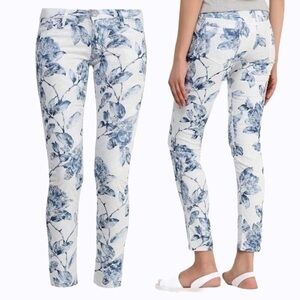 Guess Skinny Ultra Low Rise Floral Printed Jeans